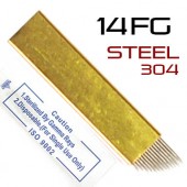 Игла для микроблейдинга 14FG Steel 304