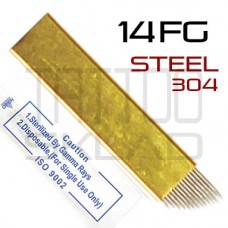 Игла для микроблейдинга 14FG Steel 304